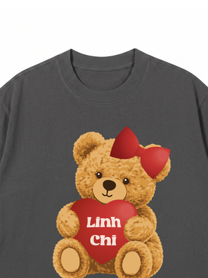 Áo Thun Custom Couple Teddy Couple