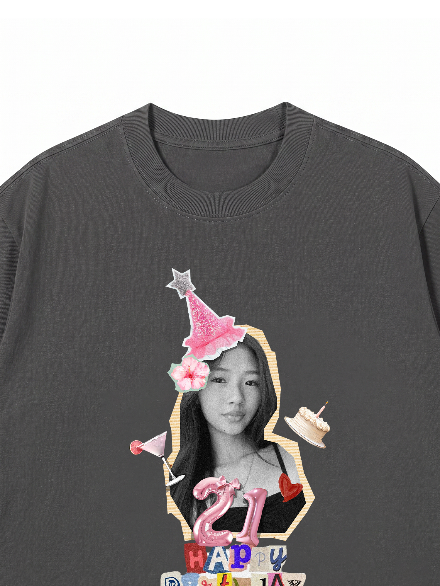 Áo Thun Custom Happy Birthday
