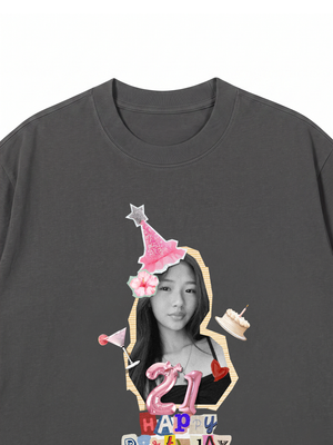 Áo Thun Custom Happy Birthday