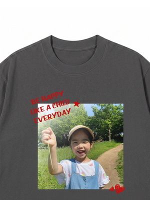 Áo Thun Custom Childhood's Photo