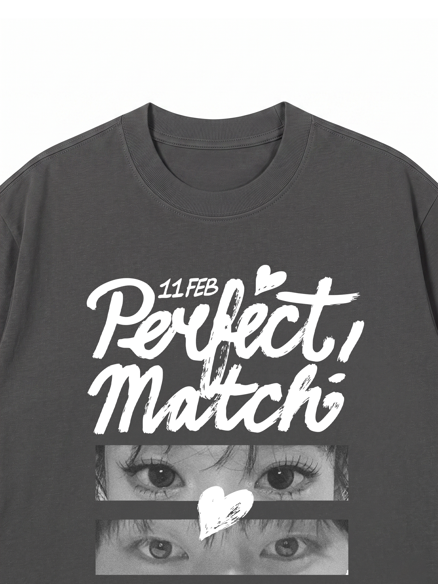 Áo Thun Couple Eyes Perfect Match