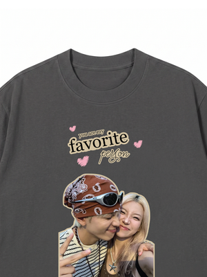 Áo Thun Custom Couple You Are My Favorite Person