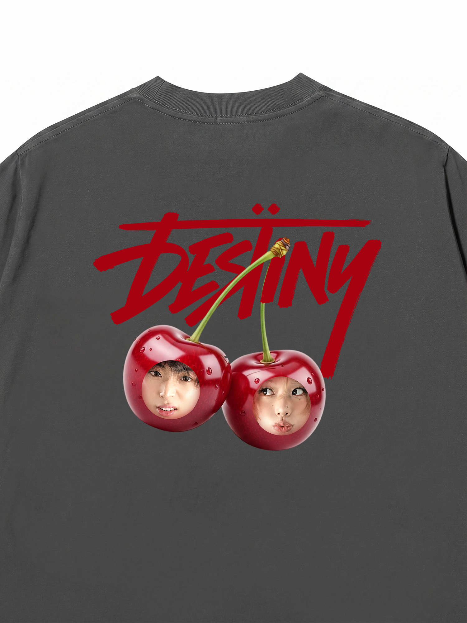 Áo Thun Custom Cherry Couple Destiny