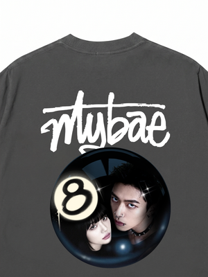 Áo Thun Custom Couple  Blue Pocket Lover My Bae