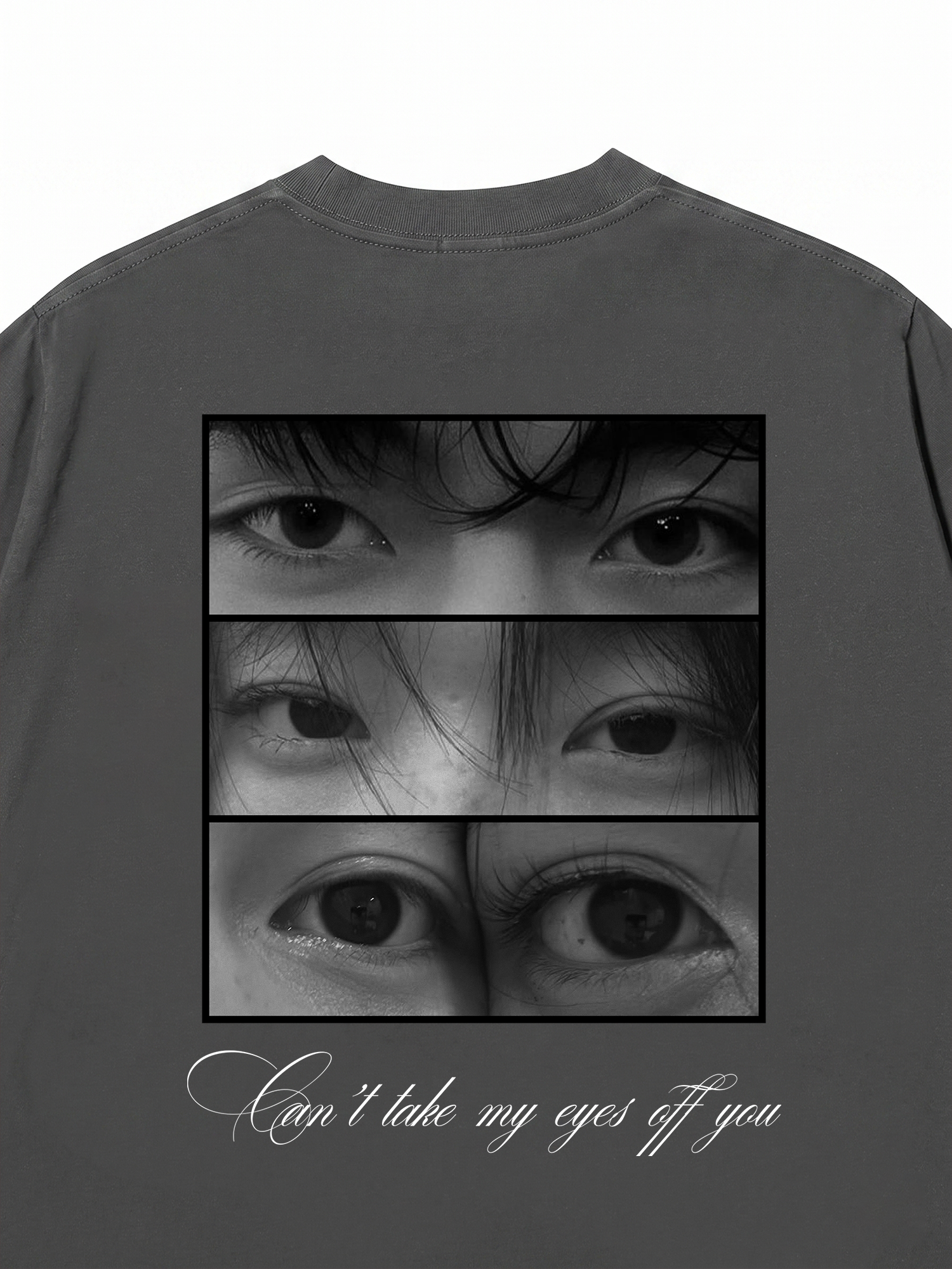 Áo Thun Custom Eyes Couple Photo