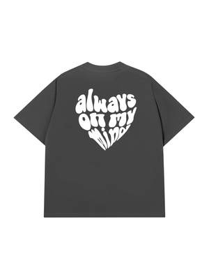 Áo Thun Custom Couple Name  Alway On My Mind