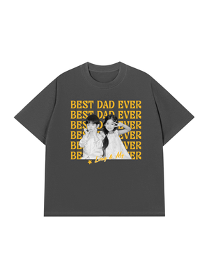 Áo Thun Custom Color Family Children Name Best Parent Ever