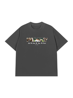 Áo Thun Custom family Name and Date