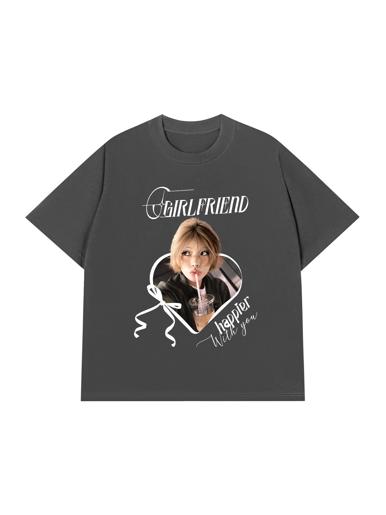 Áo Thun Custom Happier with you