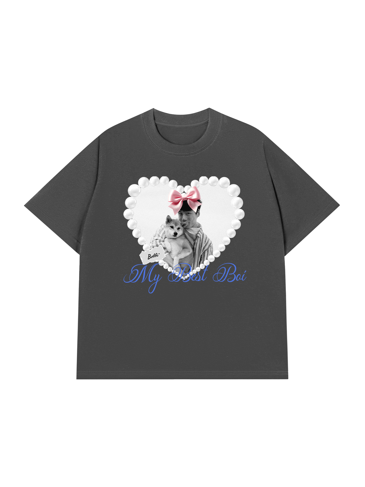 Áo Thun Custom Pets Heart Pearl Shirt