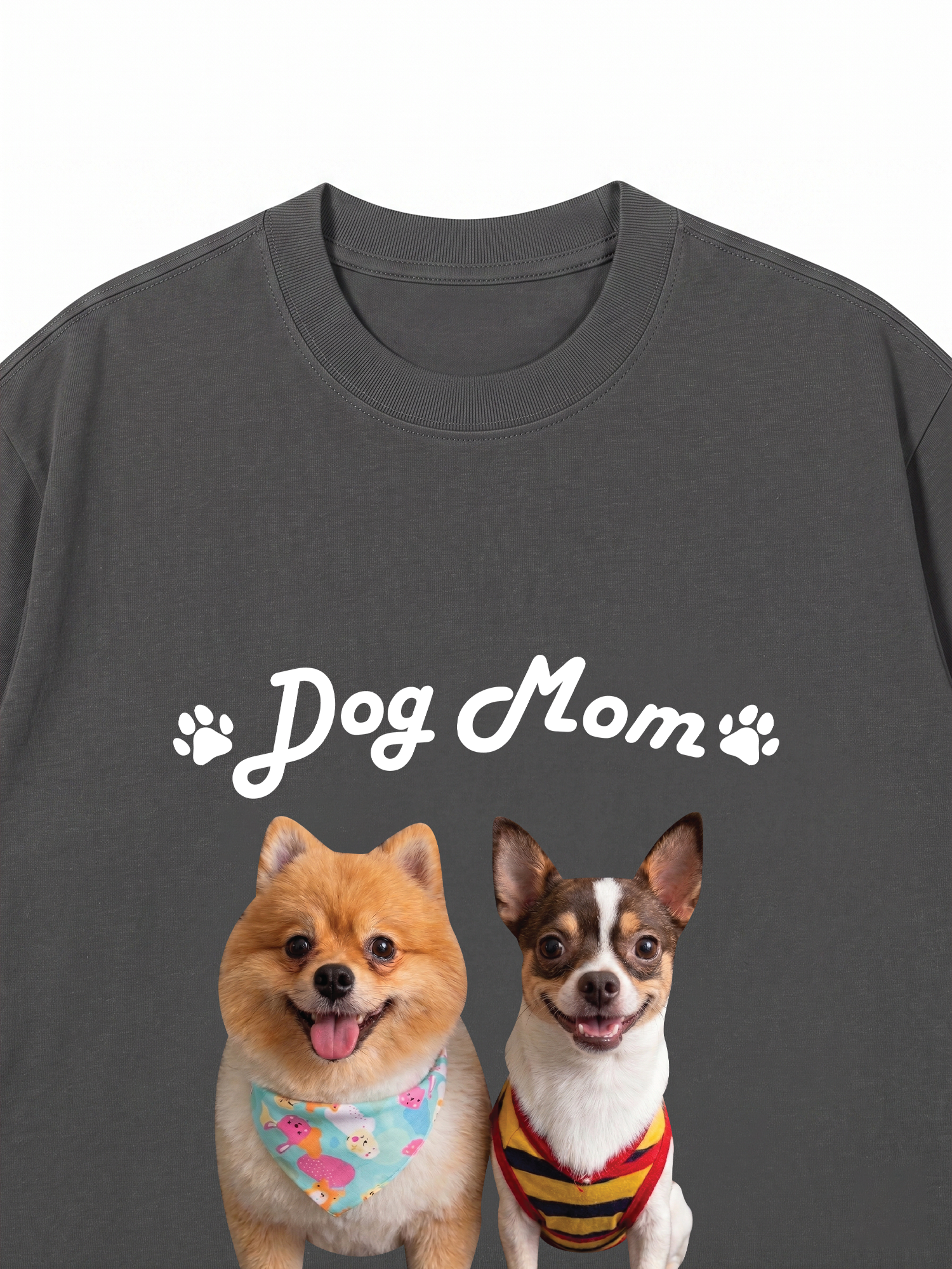 Áo Thun Custom Pet Smiling Dog Besties