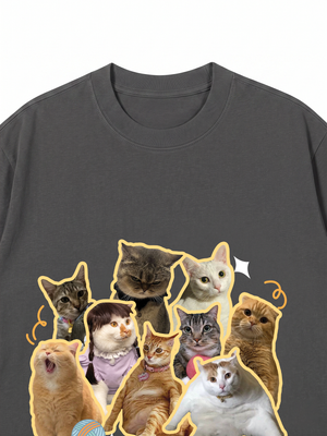 Áo Thun Custom Pet Meow Group