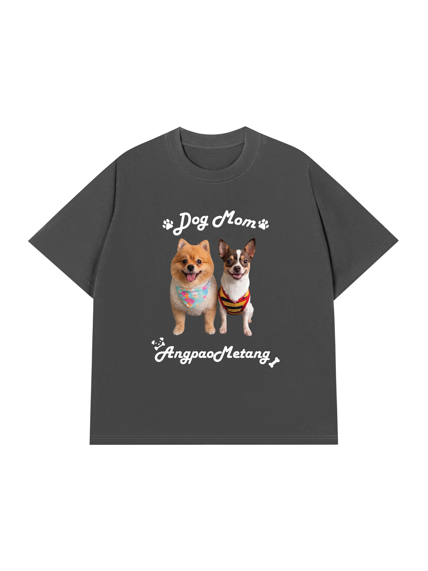 Áo Thun Custom Pet Smiling Dog Besties