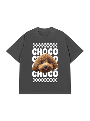 Áo Thun Custom Pet Groovy Checkered Pattern