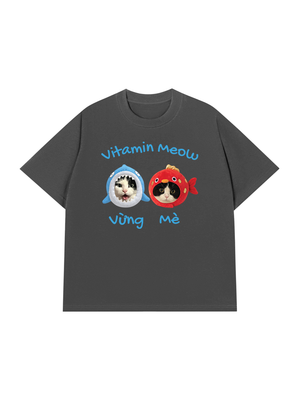 Áo Thun Custom Pet Best Meow