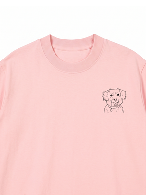 Áo Thun Custom Pet Lineart