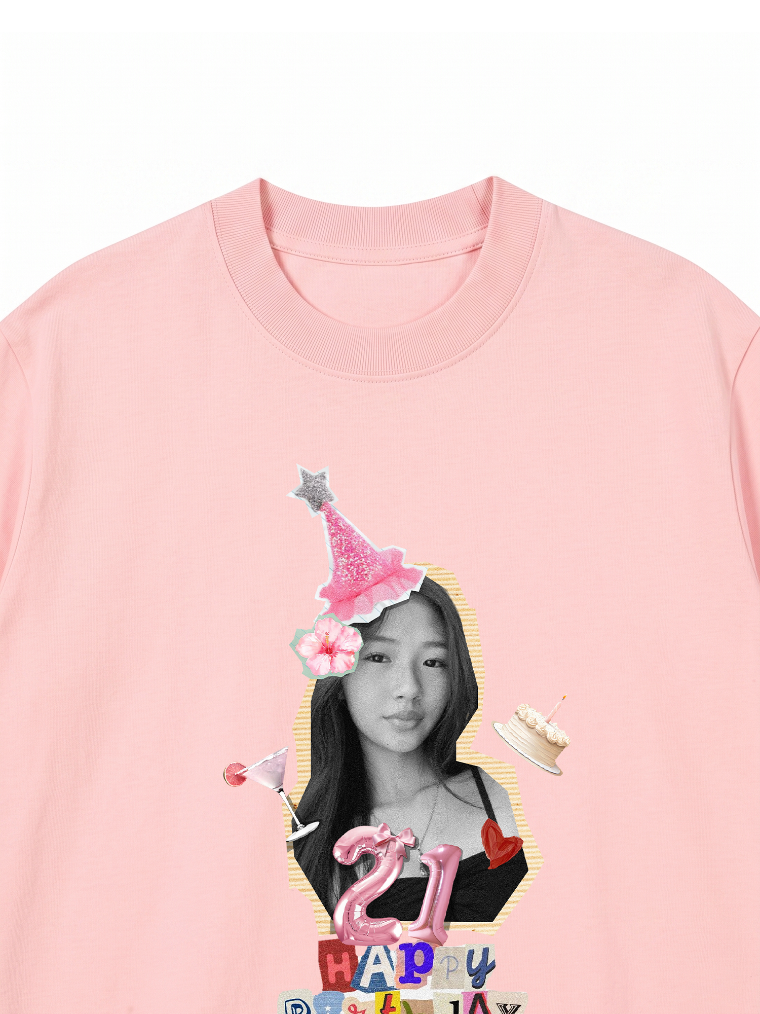 Áo Thun Custom Happy Birthday