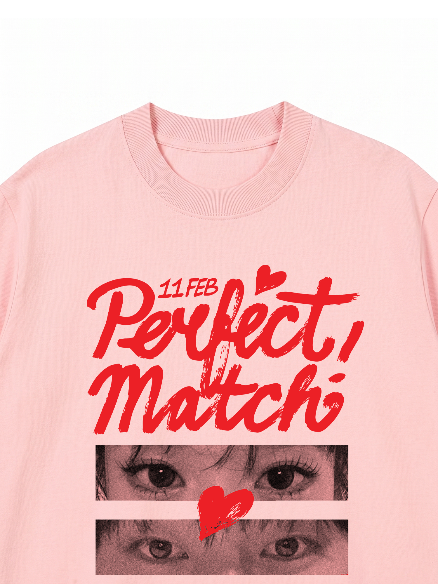 Áo Thun Couple Eyes Perfect Match