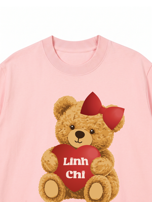 Áo Thun Custom Couple Teddy Couple