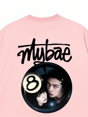 Áo Thun Custom Couple  Blue Pocket Lover My Bae