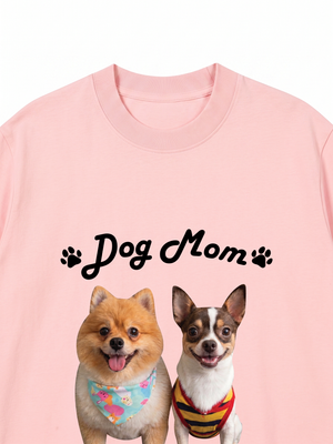 Áo Thun Custom Pet Smiling Dog Besties