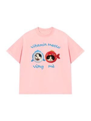 Áo Thun Custom Pet Best Meow