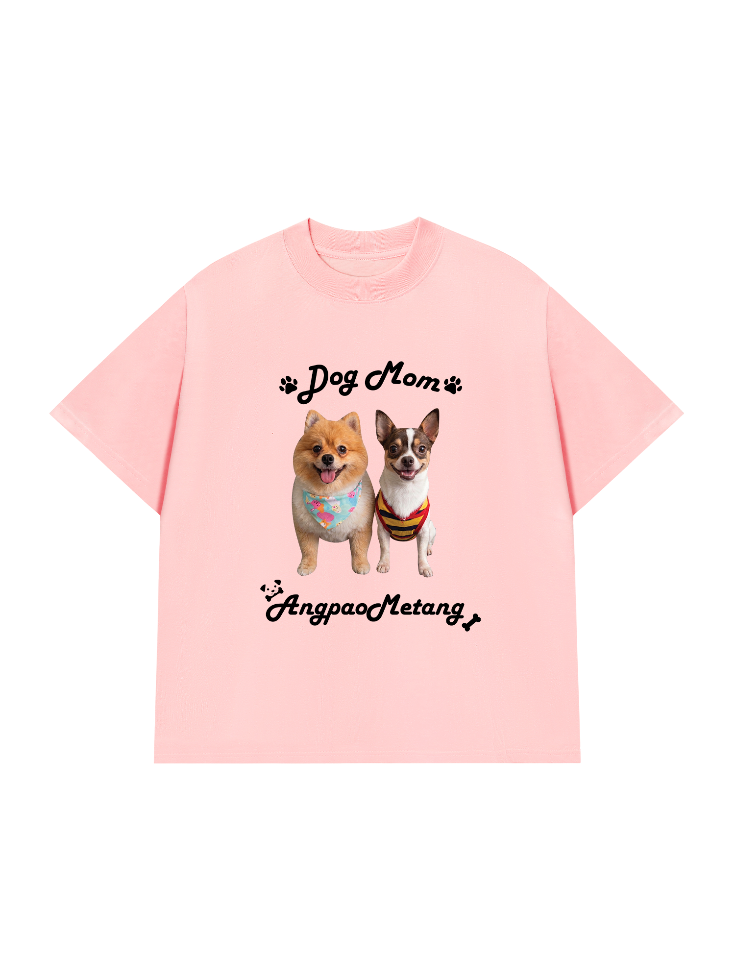Áo Thun Custom Pet Smiling Dog Besties