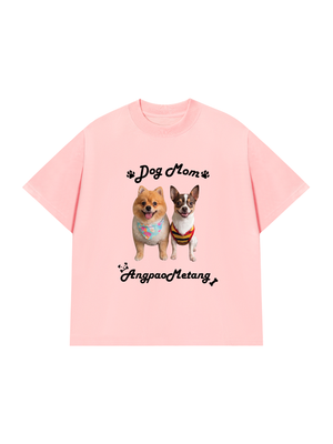 Áo Thun Custom Pet Smiling Dog Besties