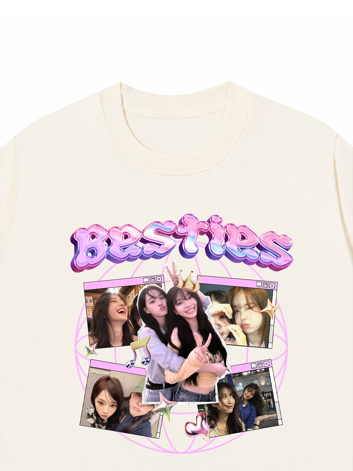 Áo Thun Custom Bestie Y2K