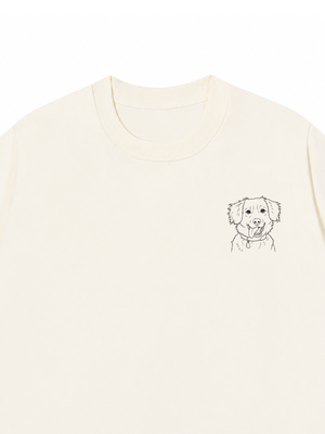 Áo Thun Custom Pet Lineart