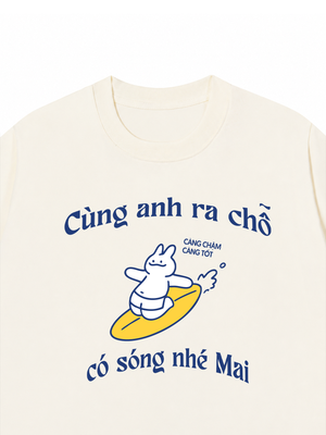 Áo Thun Custom Name Cùng Nhau Ra Chỗ Có Sóng