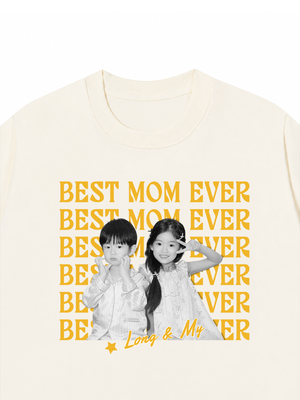 Áo Thun Custom Color Family Children Name Best Parent Ever
