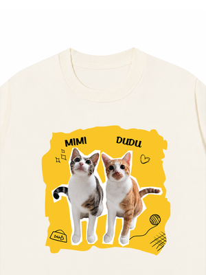 Áo Thun Custom Photo Pet Cat