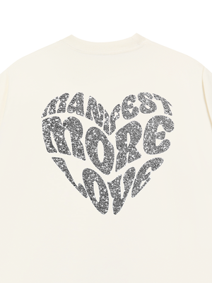 Áo Thun Silver glitter Custom Heart Custom Couple Name
