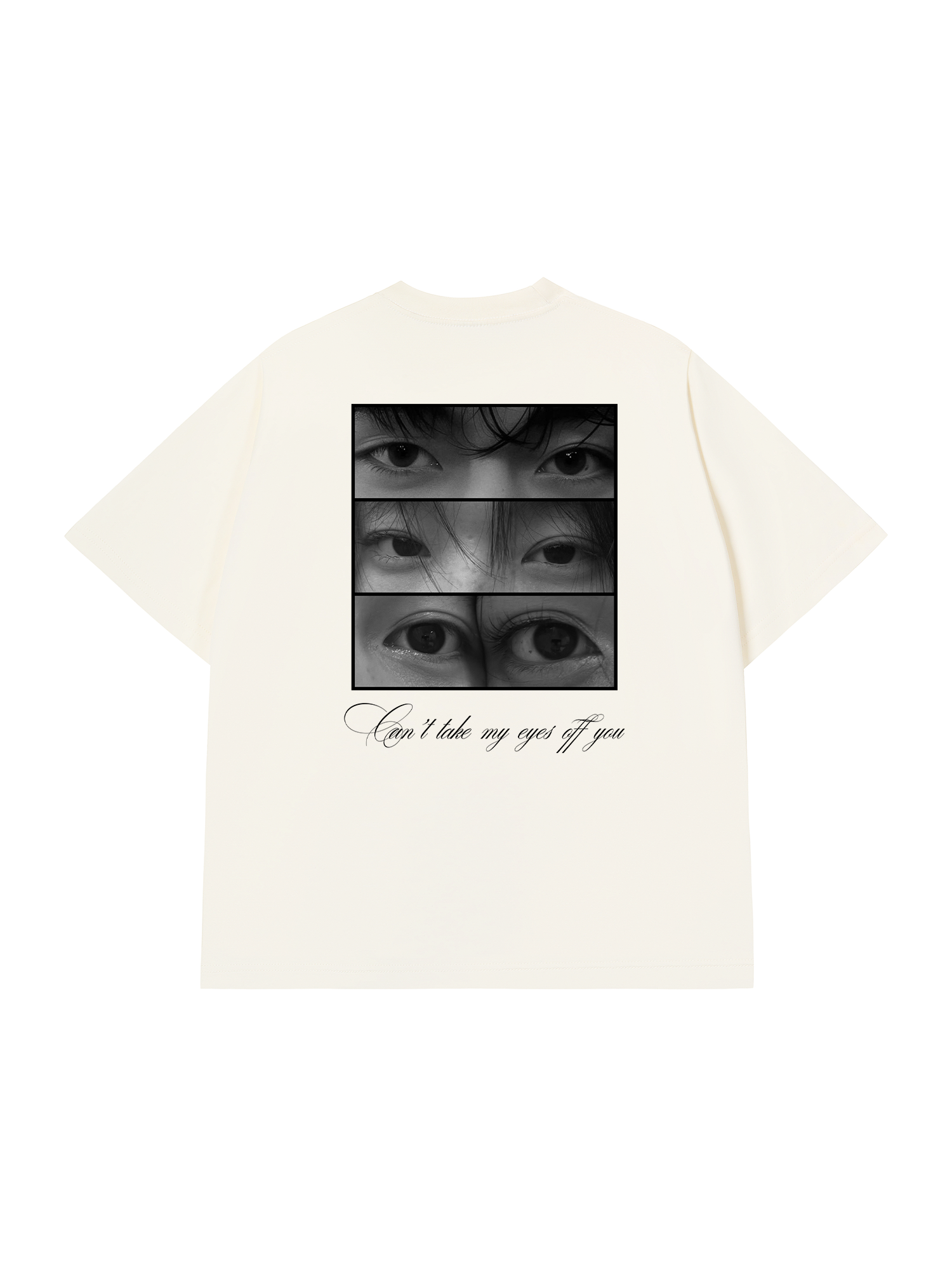 Áo Thun Custom Eyes Couple Photo