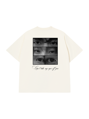 Áo Thun Custom Eyes Couple Photo