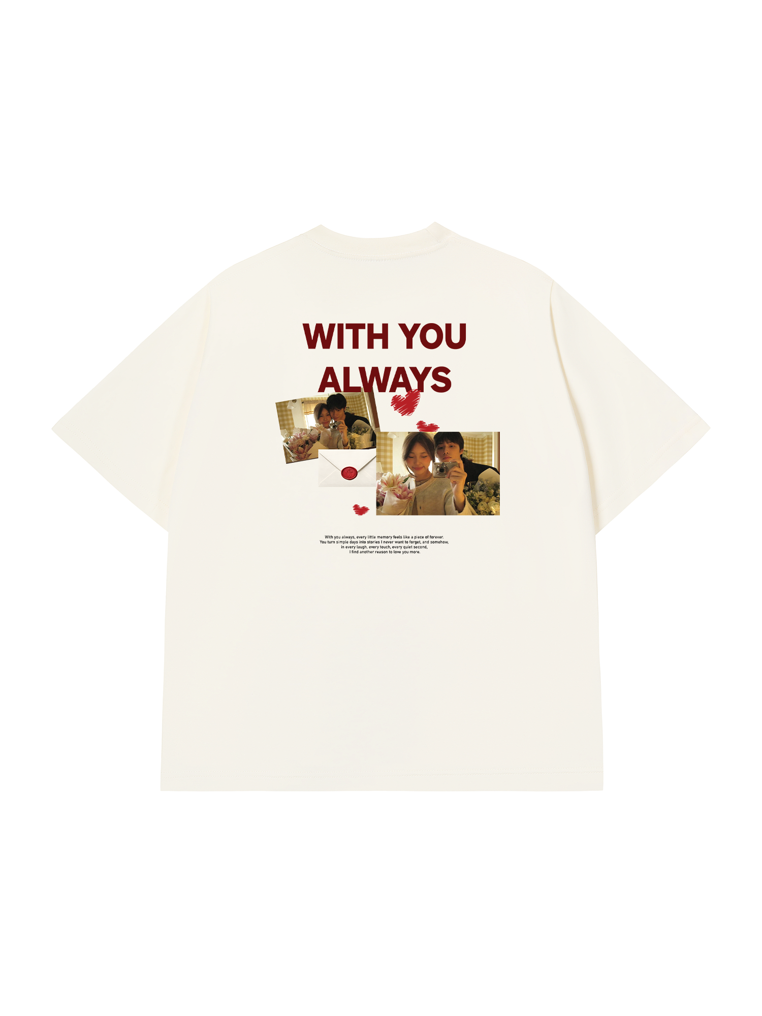 Áo Thun Custom Couple With You Always