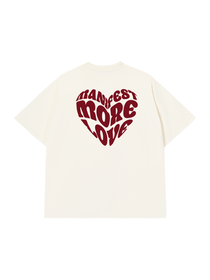 Áo Thun Red Custom Heart Custom Couple Name