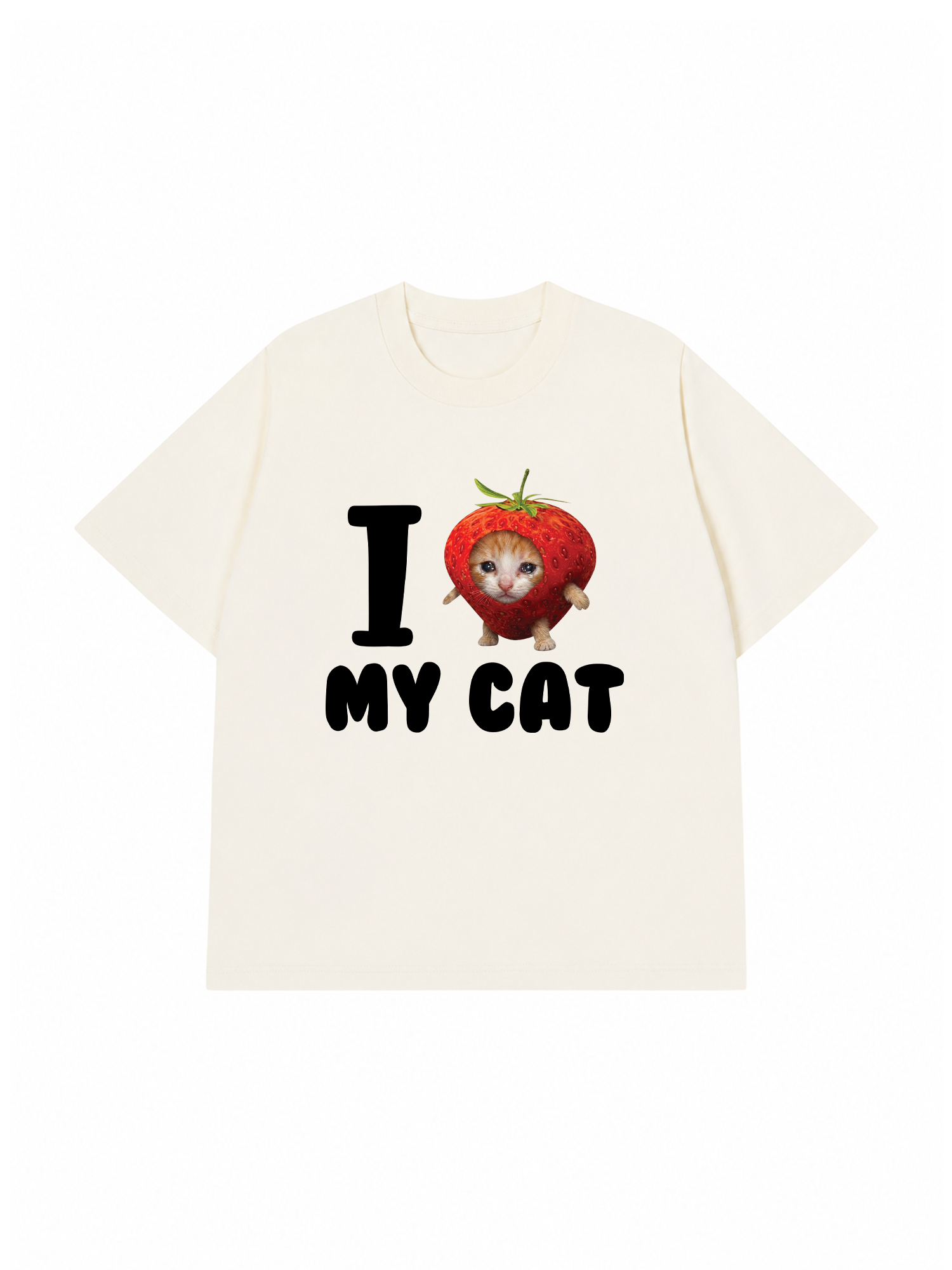 Áo Thun Custom Pet I Love My Cat