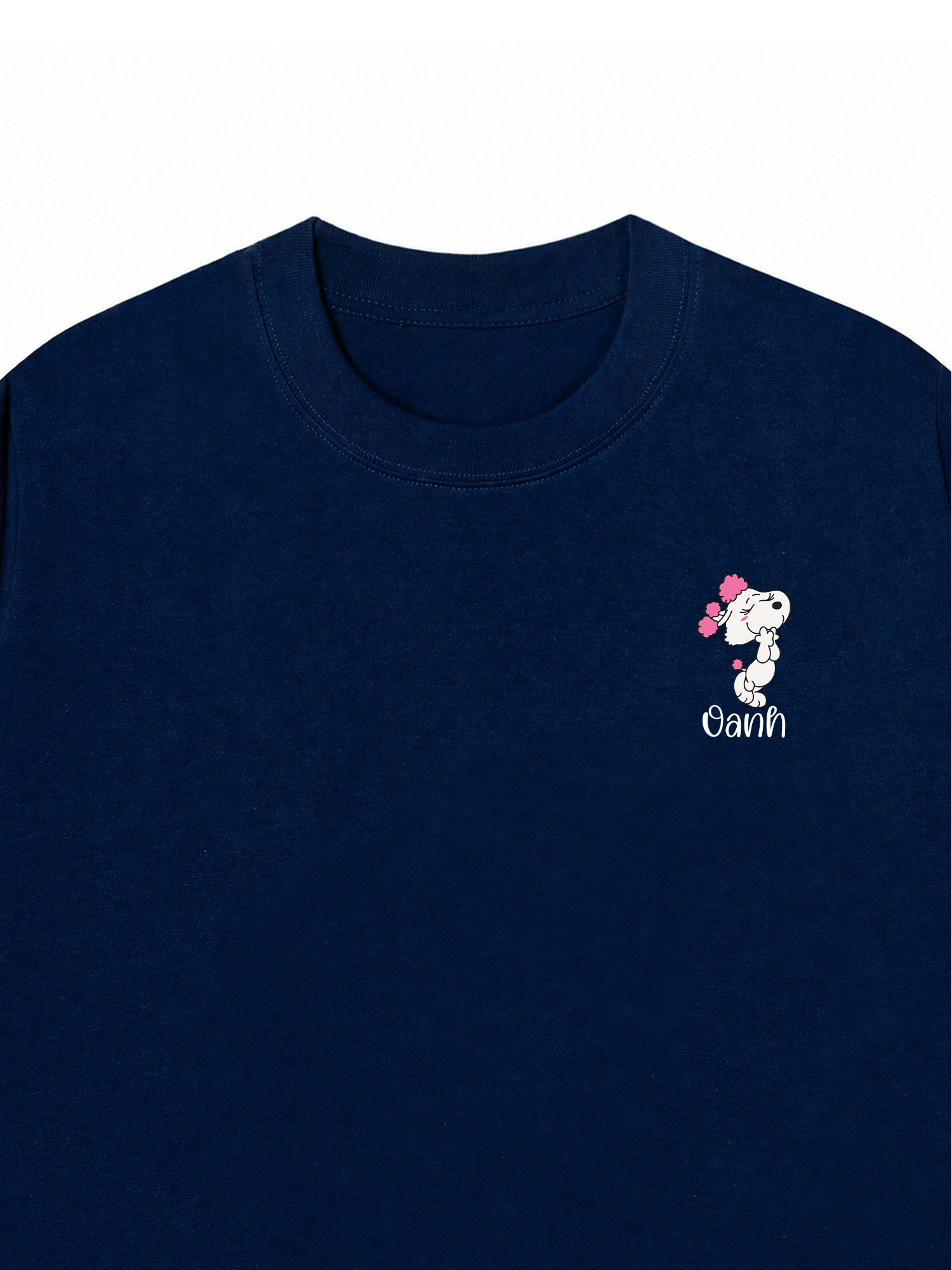 Áo Thun Custom Name Couple Cute Dog