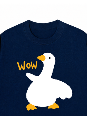 Áo Thun Custom Couple Wow Duck