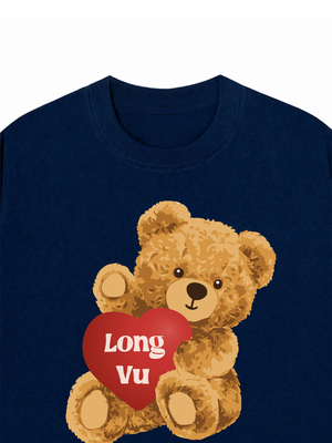 Áo Thun Custom Couple Teddy Couple