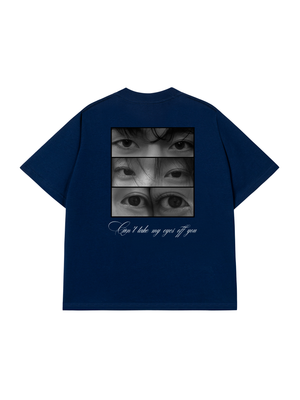 Áo Thun Custom Eyes Couple Photo