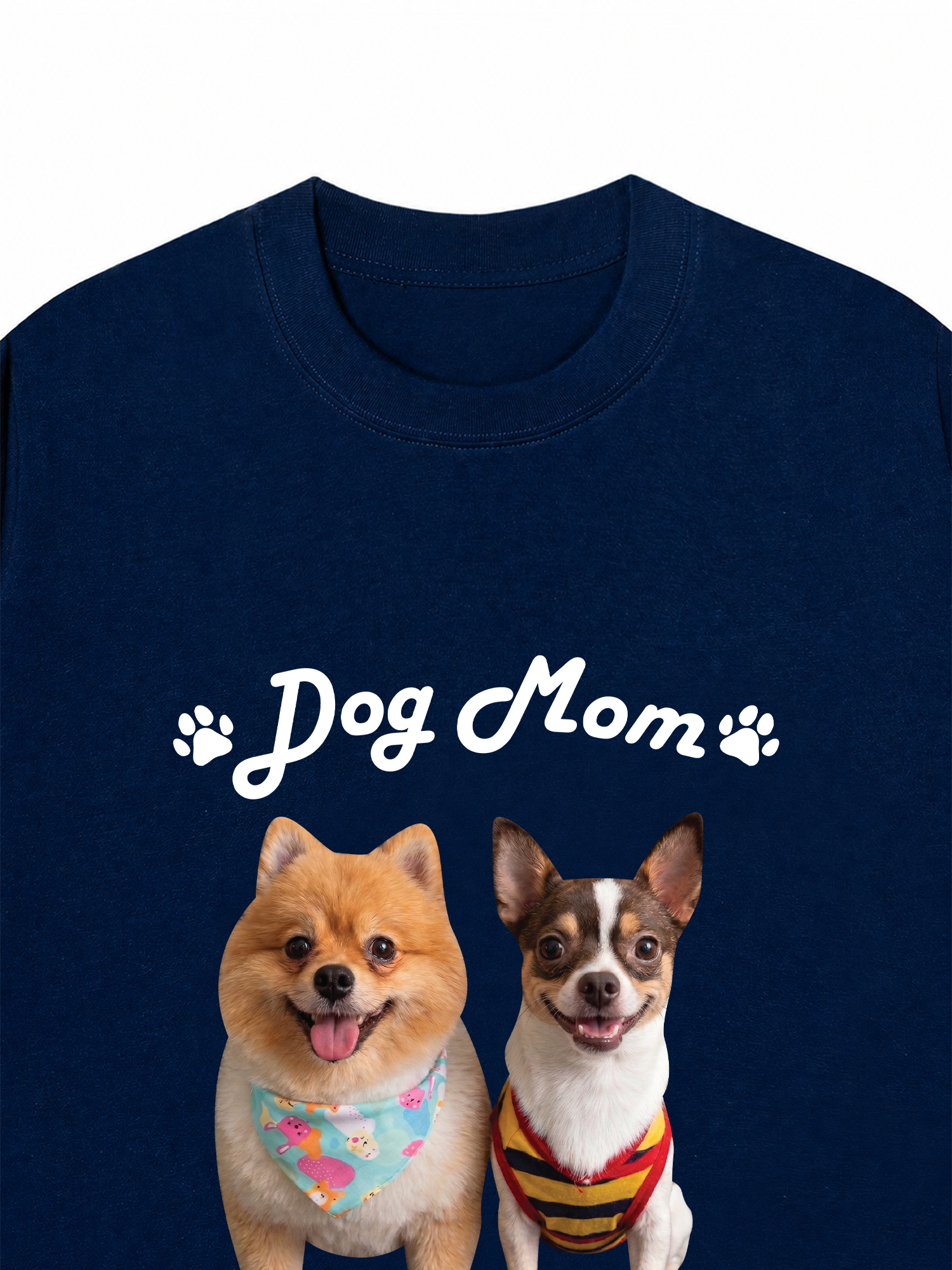 Áo Thun Custom Pet Smiling Dog Besties