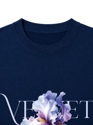 Áo Thun Nữ Bloom Velvet Iris