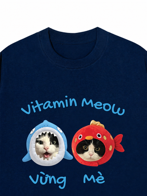 Áo Thun Custom Pet Best Meow