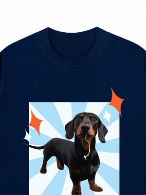 Áo Thun Custom Pet Glimmering Radial Square