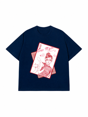 Áo Thun Custom Queen of Heart Comfort Colors