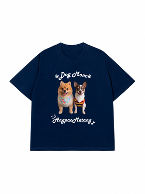 Áo Thun Custom Pet Smiling Dog Besties