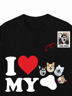 Áo Thun Custom Pet I Love My Pet